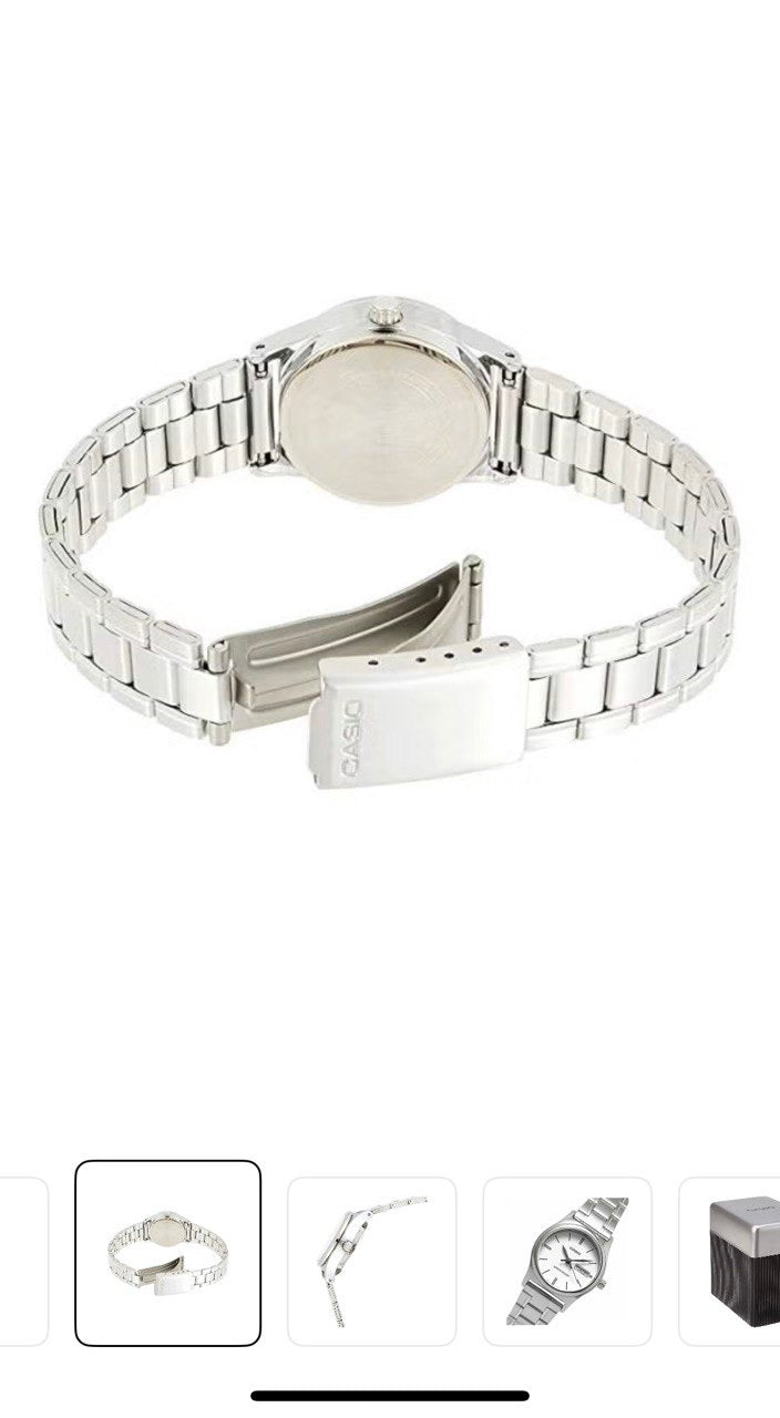 Women’s stainless steel analog wrist watch LTP-V006D-7B2UDF
