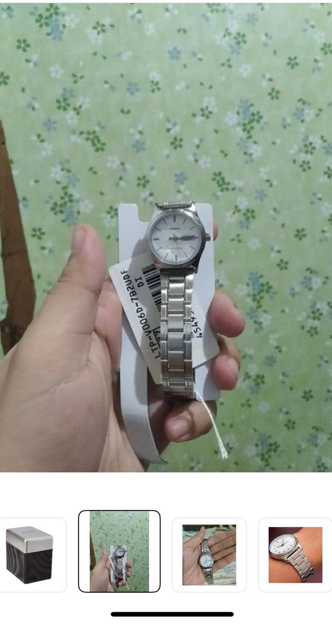 Women’s stainless steel analog wrist watch LTP-V006D-7B2UDF