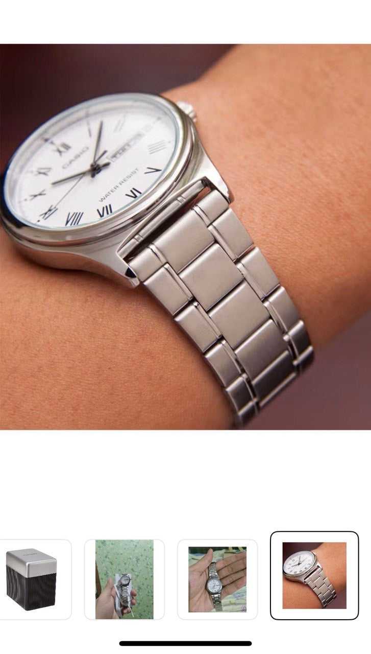 Women’s stainless steel analog wrist watch LTP-V006D-7B2UDF