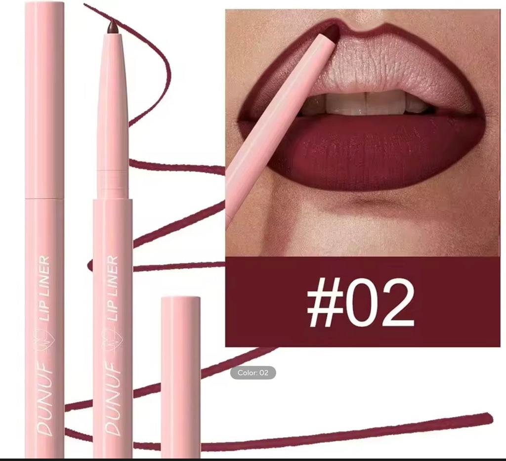 Matte Lip Liner Pencil – Waterproof & Long-Lasting