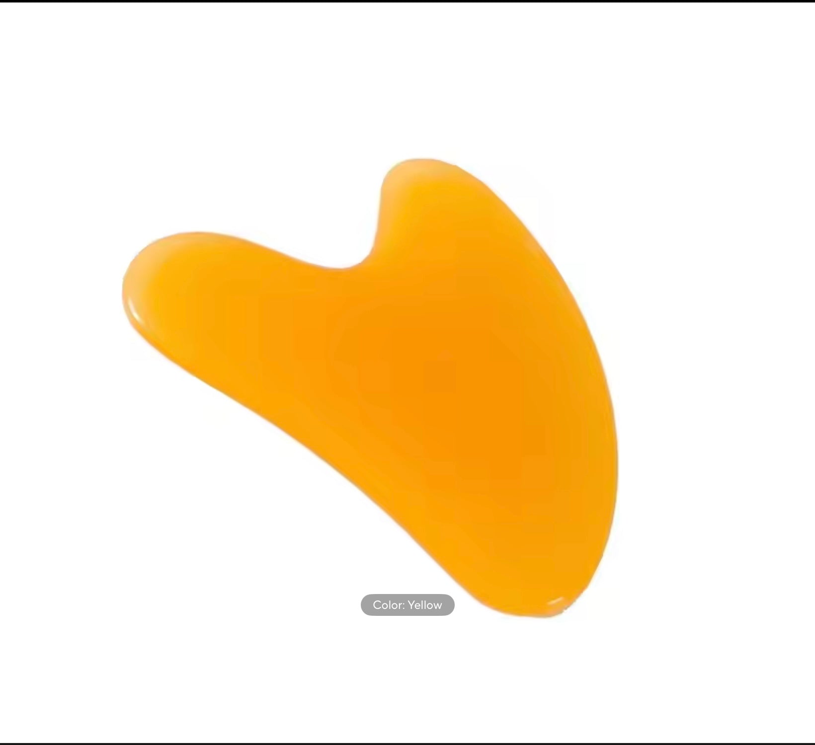 Heart-Shaped Gua Sha Facial Massage Tool – Beeswax Scraper