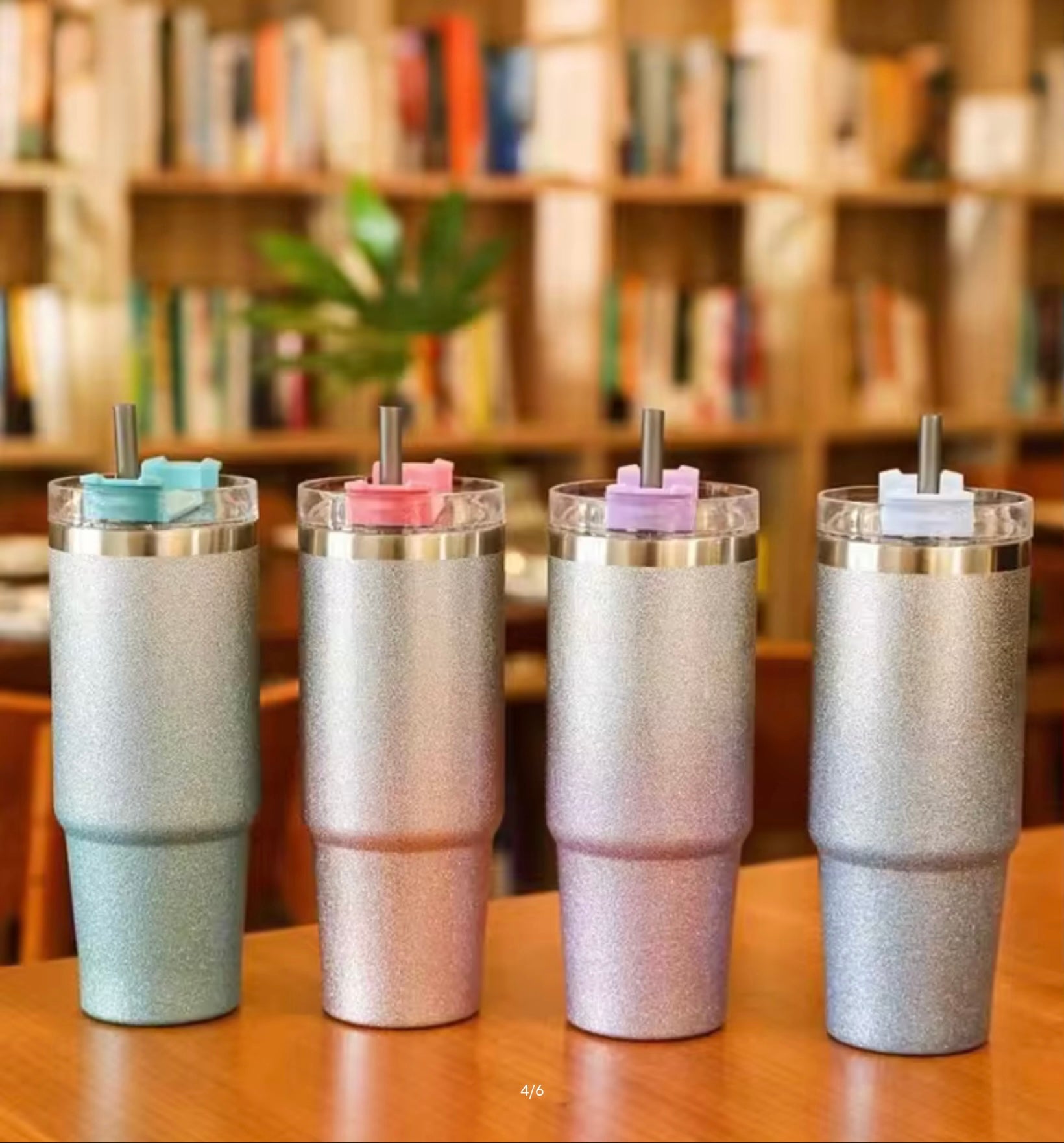 600ml Diamond Glitter Vacuum Insulated Tumbler