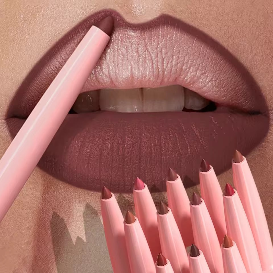 Matte Lip Liner Pencil – Waterproof & Long-Lasting