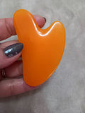 Heart-Shaped Gua Sha Facial Massage Tool – Beeswax Scraper
