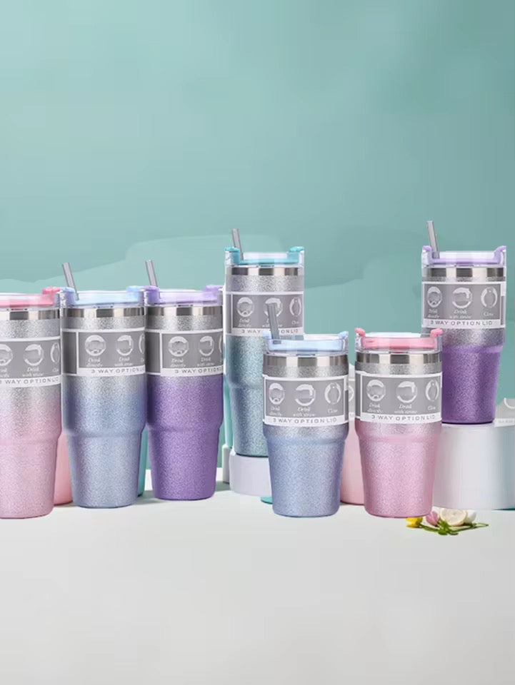 600ml Diamond Glitter Vacuum Insulated Tumbler